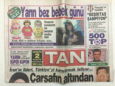Tan Gazetesi 11 Mart 1989 - İranın Lideri Türkiyeyi Karıştırmak İstiyor GZ51422 - 1