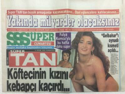 Tan Gazetesi 11 Ocak 1992 - Cavit Çağlar Yılın Adamı Seçildi GZ51855 - 1