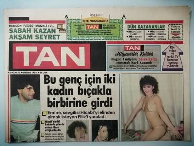 Tan Gazetesi 12 Ağustos 1984 Kendini Kaçırıp Dayısından 1 Milyon Lira Fidye İstedi GZ14902 - 1