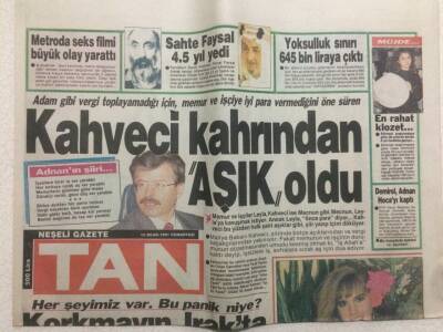 Tan Gazetesi 12 Ocak 1991 - Seren Serengil Çankayanın Yeni Gözdesi GZ51778 - 1