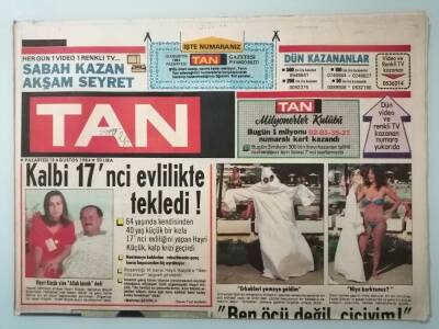 Tan Gazetesi 13 Ağustos 1984 Ben Öcü Değil Ciciyim -GZ14906 - 1