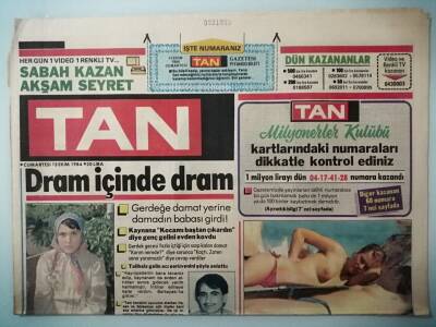 Tan Gazetesi 13 Ekim 1984 Herkes Gülistan Okanı Kızdırmaya Çalışıyor GZ14910 - 1
