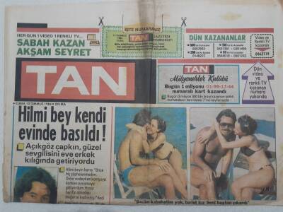 Tan Gazetesi - 13 Temmuz 1984 - Parlamento Dışı İki Parti Yardımı Kabul Etmiyor GZ112681 - 1