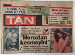 Tan Gazetesi 14 Ağustos 1983 - Özalın Partisine Giren Kadın Politikacılar Harıl Harıl Seçime Hazırlanıyor GZ16563 - 1