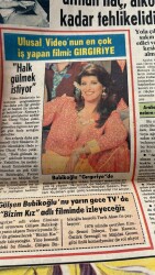 Tan Gazetesi 14 Ekim 1983 - Gülşen Bubikoğlu Gırgıriyede - Kadir İnanır İki Kadın Yıldızı Boykot Etti ! GZ127658 - 2
