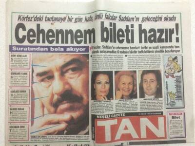 Tan Gazetesi 14 Ocak 1991 - Cehennem Bileti Hazır GZ51777 - 1