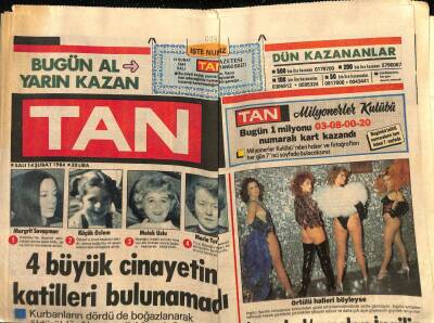 Tan Gazetesi 14 Şubat 1984 - Ahu Tuğba , El Değmemiş Bakire Rolü Oynadı ! GZ76880 - 1