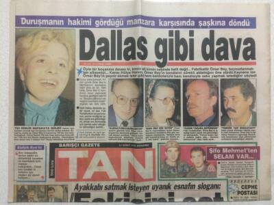 Tan Gazetesi 14 Şubat 1991 - Yasemin Özge İşi Bitirdi GZ51877 - 1