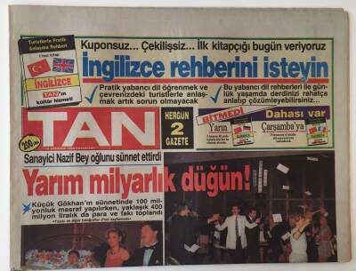 Tan Gazetesi 15 Ağustos 1988 - Güler Sabancı En Büyük Patronlara Lider Olacak GZ16556 - 2