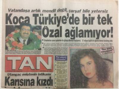 Tan Gazetesi 15 Aralık 1990 - Bir Tek Turgut Özal Ağlamıyor GZ51815 - 1