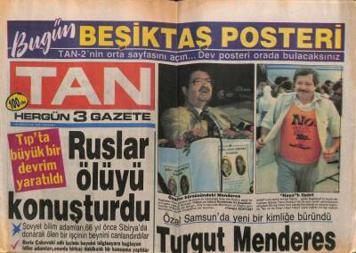Tan Gazetesi 16 Ağustos 1987 - Erbakanın Yazlık Evi Kurşunlandı GZ104062 - 1