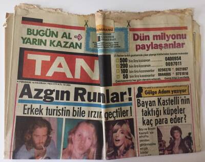 Tan Gazetesi 16 Haziran 1983 - Almanyada ki Türk Çocukları Türkçe Öğrenemiyor GZ11969 - 2