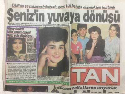 Tan Gazetesi - 16 Haziran 1990 - Seren Serengil Nazan Şoray Kapıştılar GZ51400 - 1