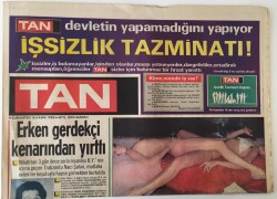 Tan Gazetesi 16 Kasım 1985 - Ünlüler , Bir Erkeğin Önce Neyine Bakar GZ16550 - 1