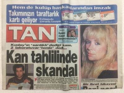 Tan Gazetesi 17 Kasım 1989 - Anapta Kıyamet Kopuyor GZ51801 - 1
