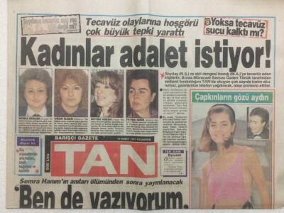 Tan Gazetesi 18 Şubat 1991 - Fatma Girik,Herkes Eşittir GZ51872 - 1