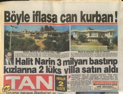 Tan Gazetesi 18 Temmuz 1988 - El Öpenlerin Çok Olsun İbo - Çocuğunun Babası Oya Aydoğan'dan Yaka Silkiyor GZ151238 - 1