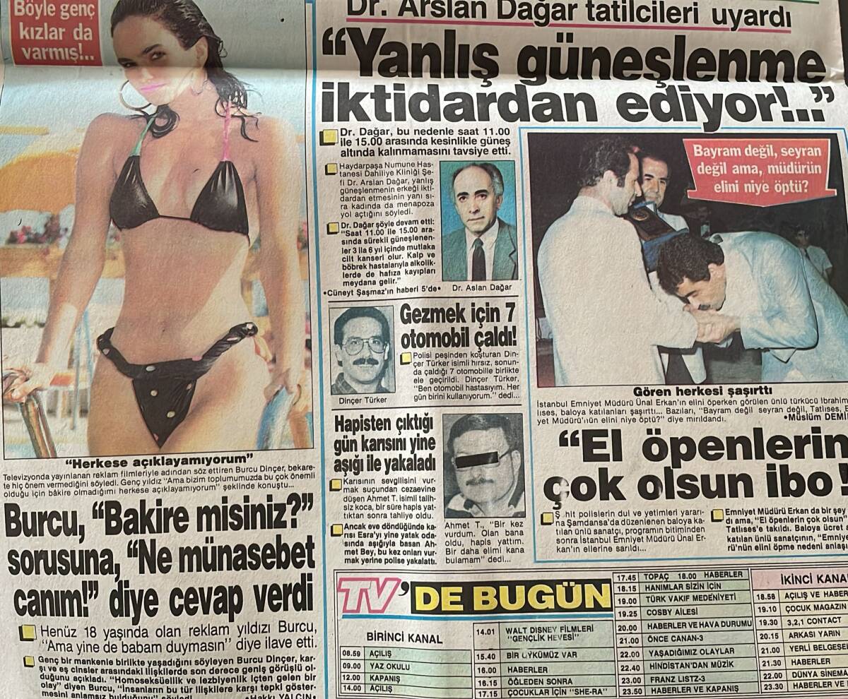 Tan Gazetesi 18 Temmuz 1988 - El Öpenlerin Çok Olsun İbo - Çocuğunun Babası Oya Aydoğan'dan Yaka Silkiyor GZ151238 - 2