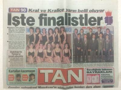 Tan Gazetesi 19 Nisan 1990 - Ajda Pekkan Antikacı GZ51590 - 1