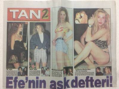 Tan Gazetesi 2 Eki 1 Ağustos 1990 - Gaye Aran Ve Türkiye GZ51471 - 1