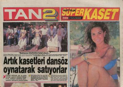 Tan Gazetesi 2 Eki 10 Haziran 1988 - Küçük Emrah Büyük Boy Afiş - Hülya Avşara 100 Milyonluk Kıyak GZ113968 - 1