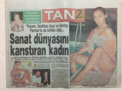 Tan Gazetesi 2 Eki 13 Haziran 1990 - Emel Sayının Beklenen Dönüşü GZ51911 - 1
