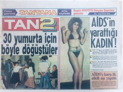 Tan Gazetesi 2 Eki 14 Haziran 1987 - 30 Yumurta İçin Döğüştüler GZ40574 - 1