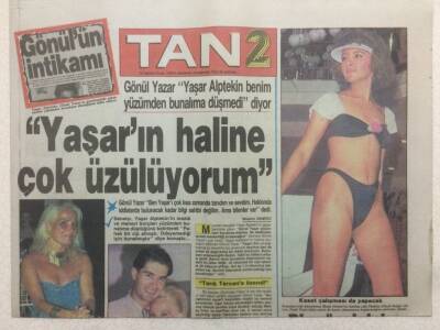 Tan Gazetesi 2 Eki 15 Haziran 1989 - Gönül Yazarın İntikamı GZ51898 - 1