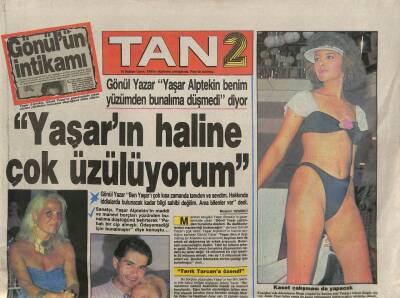 Tan Gazetesi 2 Eki 15 Haziran - Ajda Pekkan Dişlerini Yeniledi - Gönül Yazar Yaşar Alptekin Benim Yüzümden Bunalıma Düşmedi diyor GZ113774 - 1