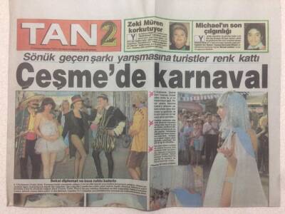 Tan Gazetesi 2 Eki 16 Temmuz 1990 - Zeki Müren Korkutuyor GZ51468 - 1