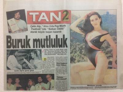 Tan Gazetesi 2 Eki 18 Haziran 1990 - Buruk Mutluluk GZ51925 - 1