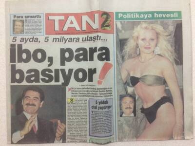 Tan Gazetesi 2 Eki 18 Temmuz 1990 - İbrahim Tatlıses Para Basıyor GZ51467 - 1