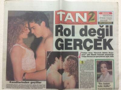 Tan Gazetesi 2 Eki 21 Ocak 1990 - Fulden Uras Ve Tolga Savacı GZ51465 - 1