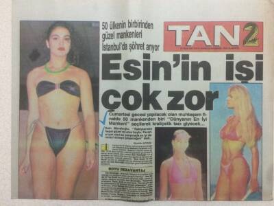 Tan Gazetesi 2 Eki 23 Mayıs 1990 - Esinin İşi Çok Zor GZ51913 - 1