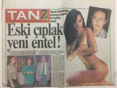 Tan Gazetesi 2 Eki 23 Şubat 1989 - Eski Çıplak Yeni Entel GZ51490 - 1