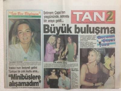 Tan Gazetesi 2 Eki 24 Haziran 1989 - Perihan Savaş İki Aşk Arasında GZ51906 - 1