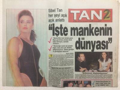 Tan Gazetesi 2 Eki 24 Kasım 1989 - İşte Mankenin Dünyası GZ51893 - 1