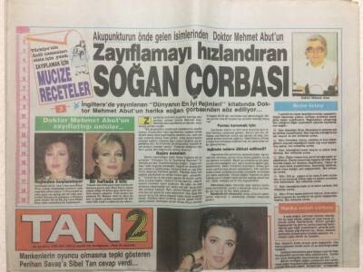 Tan Gazetesi 2 Eki 28 Ağustos 1990 - Emel Sayın Bir Haftada Üç Kilo Verdi GZ51922 - 1