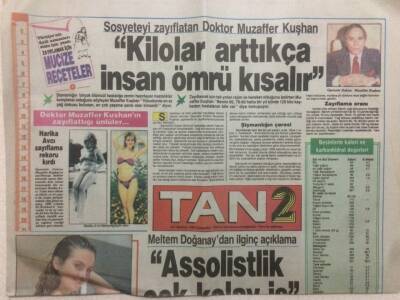 Tan Gazetesi 2 Eki 29 Ağustos 1990 - Madonnanın Öfkesi GZ51930 - 1