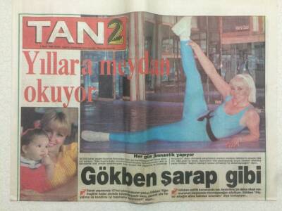 Tan Gazetesi 2 Eki 3 Mart 1989 - Gökben Şarap Gibi GZ51481 - 1