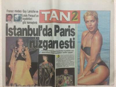 Tan Gazetesi 2 Eki 30 Mayıs 1990 - Ahu Tuğba Dünya Turunda GZ51495 - 1