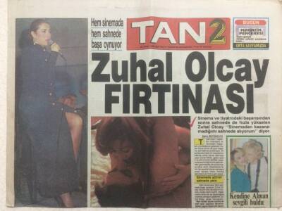 Tan Gazetesi 2 Eki 30 Ocak 1990 - Zuhal Olcay Fırtınası GZ51888 - 1