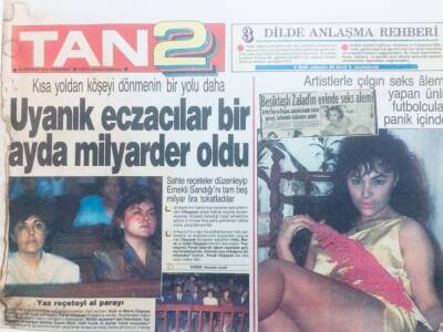 Tan Gazetesi 2 Eki - 30 Temmuz 1987 - Artistlerle Çılgın Seks Alemi Yapan Ünlü Futbolcular Panik İçinde GZ41872 - 1