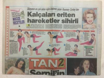 Tan Gazetesi 2 Eki 5 Eylül 1990 - Serpilin Oyunu GZ51924 - 1