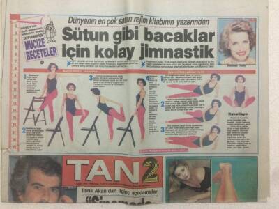 Tan Gazetesi 2 Eki 6 Eylül 1990 - Tarık Akan Sinemada Oynamasam Aç Kalırım GZ51492 - 1