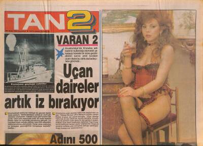 Tan Gazetesi 2 Eki 6 Şubat 1988 - Catherine Deneuve , Adını 500 Milyon Liraya Sattı GZ126542 - 1