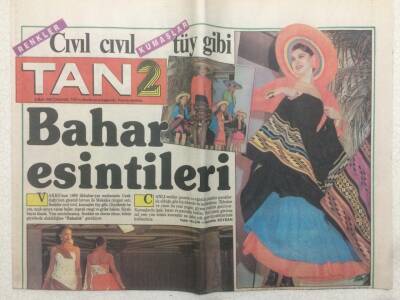 Tan Gazetesi 2 Eki 8 Mart 1989 - Bahar Esintileri GZ51487 - 1