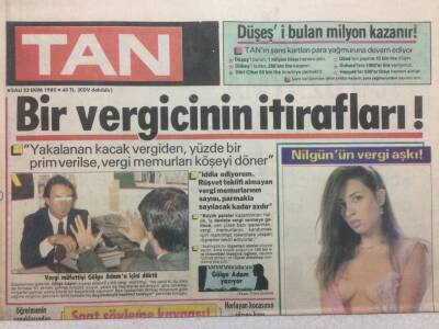 Tan Gazetesi 2 Ekim 1985 - Bir Vergicinin İtirafları! GZ34907 - 1