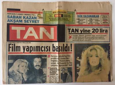 Tan Gazetesi 2 Mayıs 1984 -Başbakan Turgut Özal İran Ziyaretinde Petrolü Daha Fazla Alacağız Dedi GZ11985 - 1