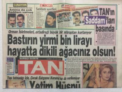 Tan Gazetesi 20 Şubat 1991 - Hayatta Dikili Ağacınız Olsun GZ51873 - 1